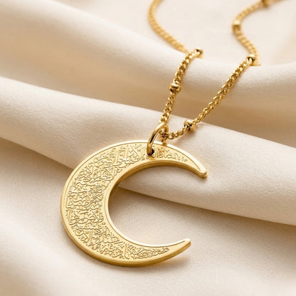 Crescent Necklace | Ayatul Kursi