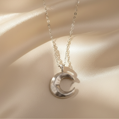 Golden Crescent Necklace