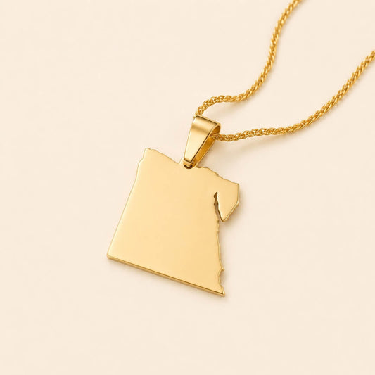 Map Necklace