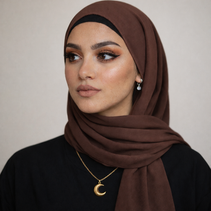 Golden Crescent Necklace