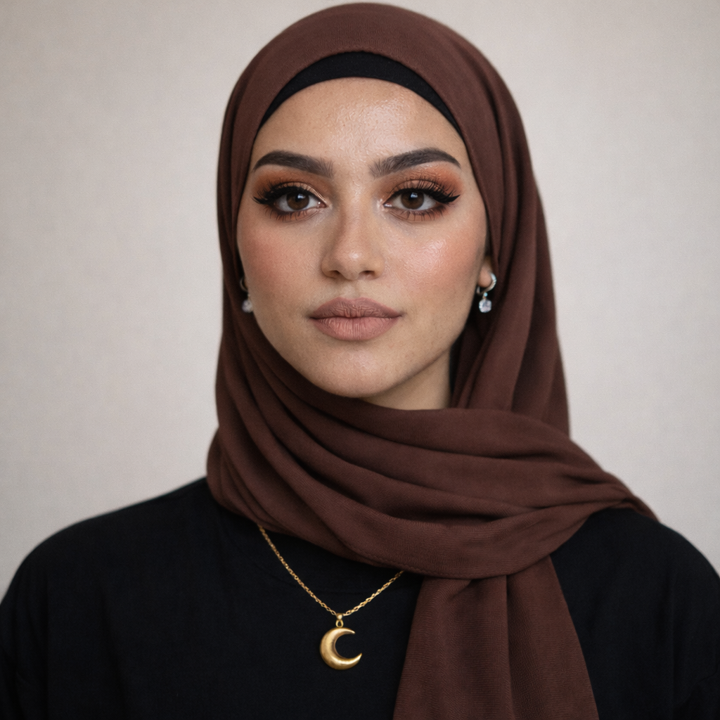 Golden Crescent Necklace