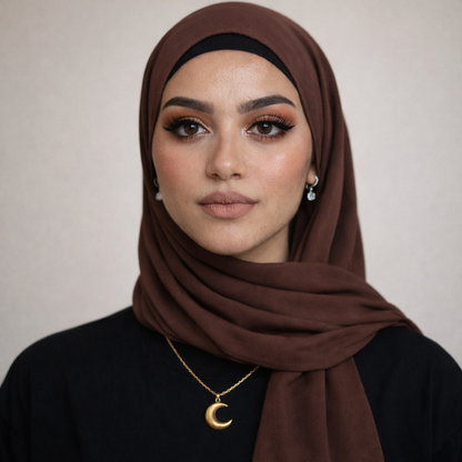 Golden Crescent Necklace