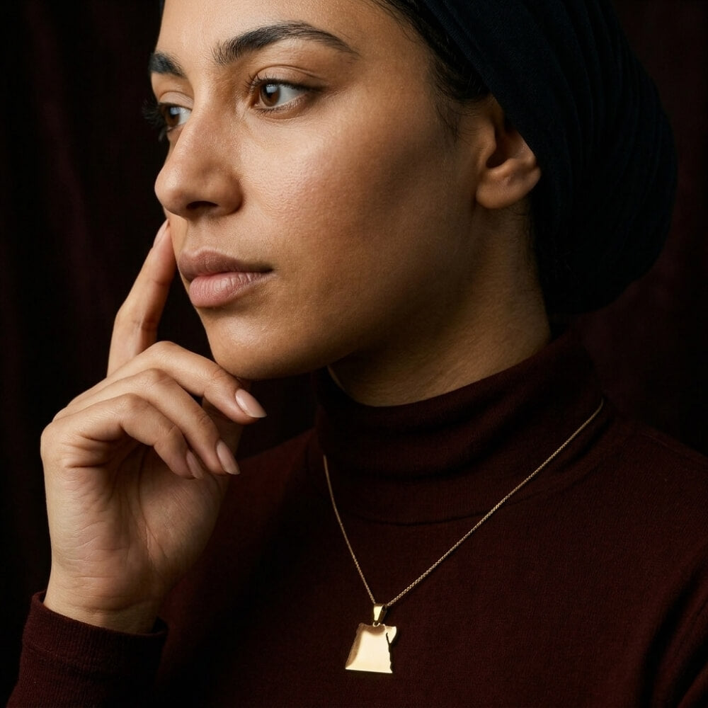 Map Necklace